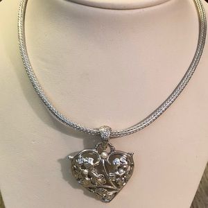 Sterling Silver Heart Pendant with Chain